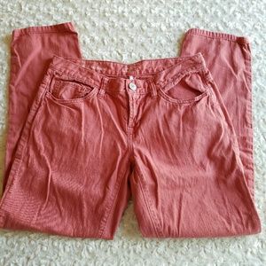 LOFT Denim Boyfriend Ankle Pants